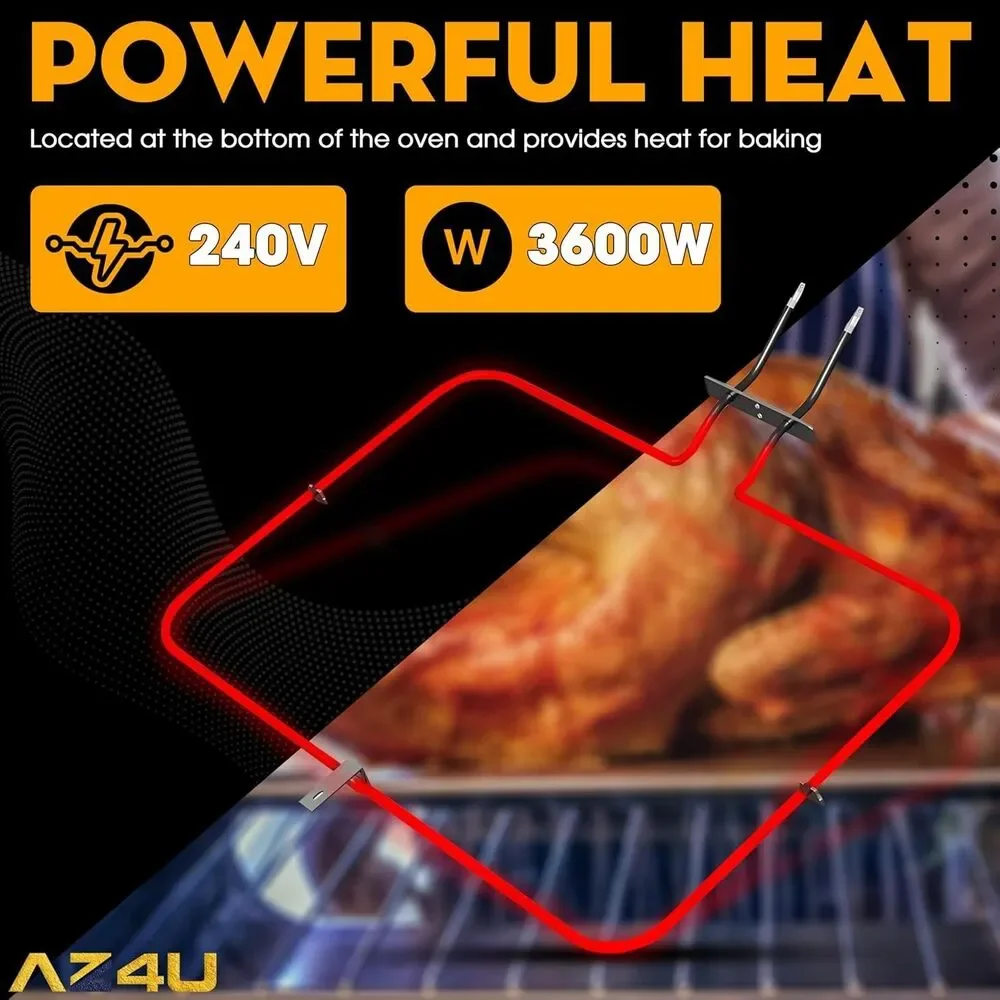 AZ4U Range Oven Bake Element For Whirlpool WFE540H0AE0 WFE540H0AS0 WFE540H0AS1